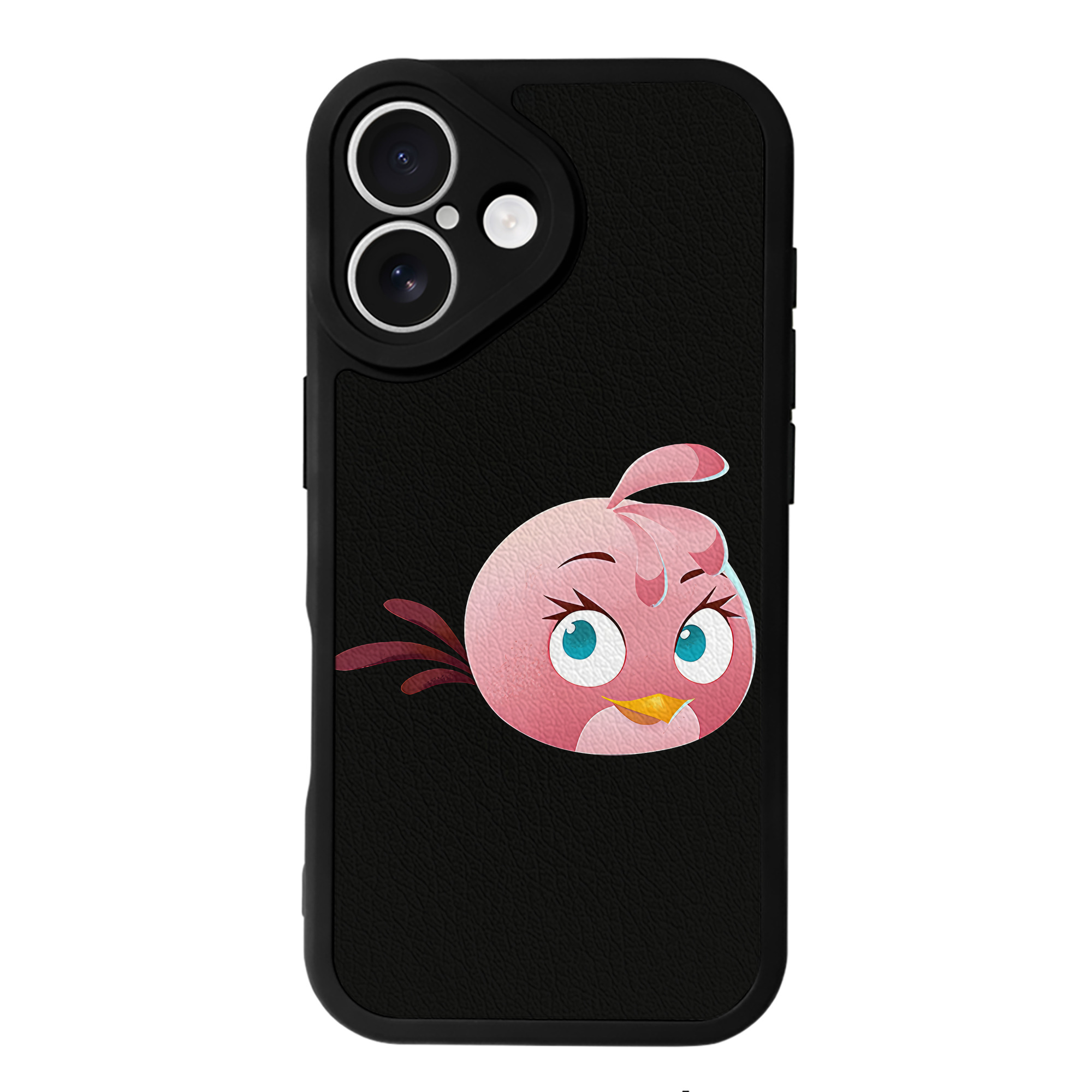 （画像用） Angry Birds アングリーバード 【iPhone 16シリーズ対応】シリコンスマホケース（レザー調） 材質：シリコン